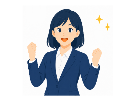 就職後も安心の「定着支援」で長く楽しく働けるのイラスト