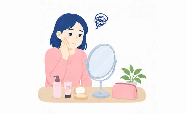身だしなみに自信がないのイメージ