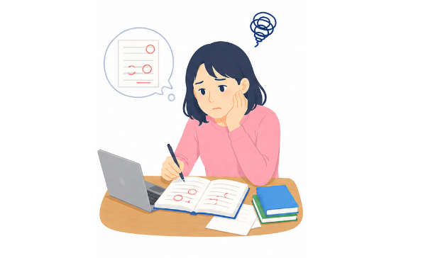 ケアレスミスが多い、同じミスを繰り返すのイメージ