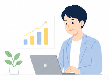 少人数からスタートするイラスト
