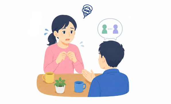 雑談・相談が苦手のイメージ